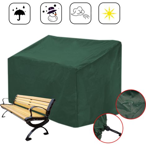 Wasserdichte grüne Oxford-Grillabdeckung mit Gummizug (134 cm/162 cm) – 210D PVC (1/5)