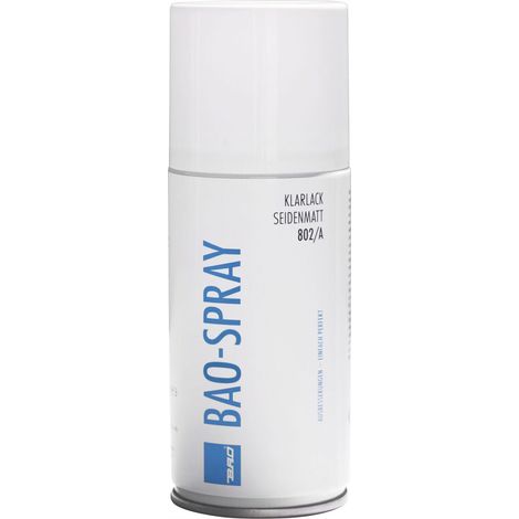 Bao 800 Klarlack Spraydose stumpfmatt Sprühlack ideal für Möbel Inhalt 300 ml