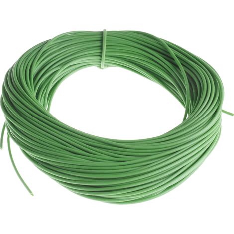 Gaine de protection 2mm RS PRO, Vert en PVC, 50m ( Prix pour sachet de 50 Mètres )