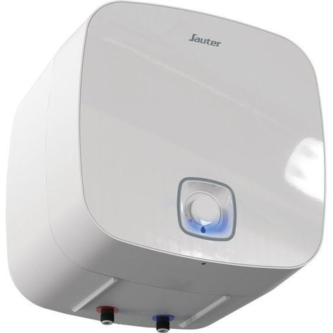 Sauter – Chauffe-eau électrique instantané sur-évier 30L – Puissance 2000W – Temps de chauffe 53 min – Résistance thermoplongée – Classe C
