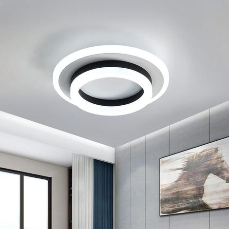 Plafonnier 12W LED – Luminaire rond 20cm – Blanc froid– Éclairage efficace pour chambre et salon