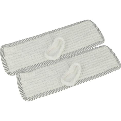 vhbw 4x panno compatibile con Dirt Devil Vaporex M385-4, M385-5 scopa a vapore - 2x fodera in cotone, 2x panno per pavimenti