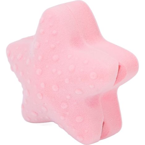 Boîte à bijoux de voyage en forme d'étoile de mer rose pelucheuse, organisateur pour colliers, boucles d'oreilles et bagues (1/5)