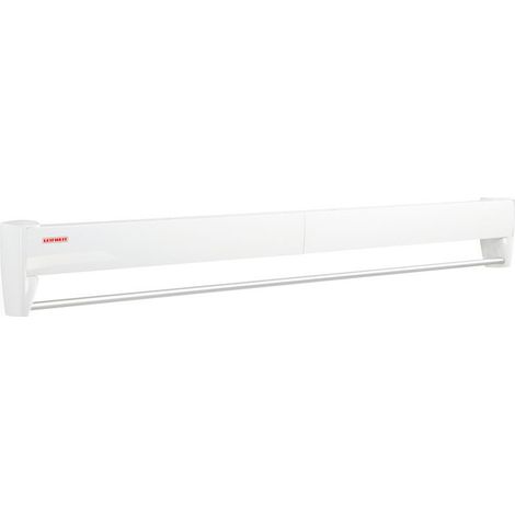 Leifheit – Séchoir mural Telegant 81 Protect Plus 83100 – Aluminium 103 x 53 cm – 8 barres de séchage – Installation intérieure/extérieure