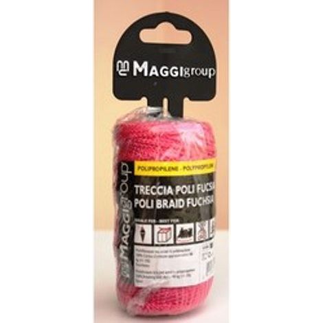 TRECCIA IN POLIPROPILENE FUXIA 1,7MM X 50MT MAGGI GROUP