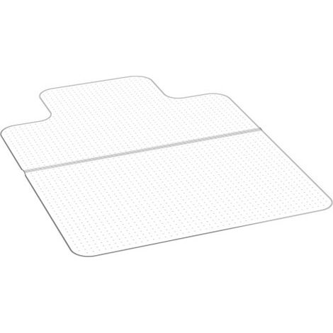 Stuhlmatte Stuhlteppich (1230 x 914 mm) Bürostuhlmatte für kurzflorige Teppichböden, Bodenschutzmatte aus PVC mit Noppen, gleitet sanft unter den Schreibtischteppich für das Heimbüro (1/5)