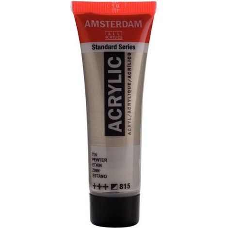 Peinture acrylique - Amsterdam - Standard - 20 Ml - Couleur Peltro - Résistante à la lumière (1/2)
