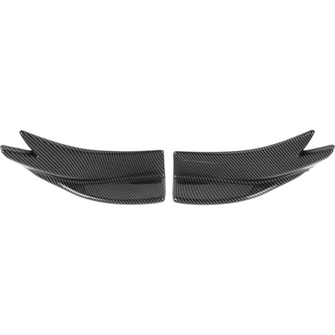 2x Déflecteur Pare-chocs Arrière Spoiler Latéral Style Carbone Décoratif Universel Voiture (1/5)