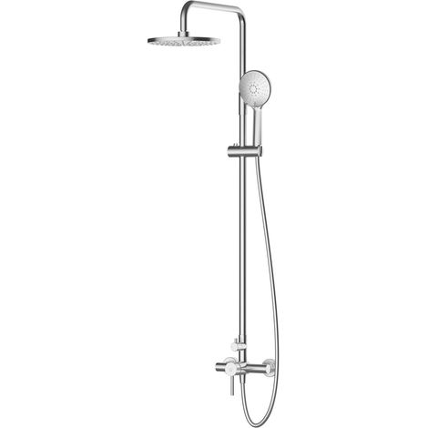 Avapax Douche à effet pluie - 130 cm - Acier inoxydable - Système de douche - Robinetterie de douche (1/2)