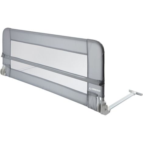 ARREGUI A-1044220 Barriera letto pieghevole per bambini e neonati, anticaduta per bambini, ringhiera letto, 102x42 cm (confezione da 1), stabile e facile da installare, grigio