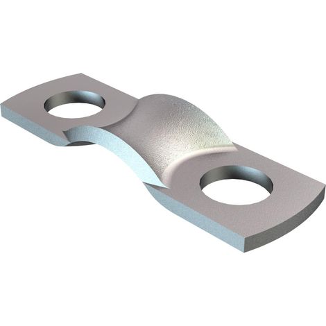 OBO Bettermann Zugentlastungsschelle 5mm Stahl galvanisch verzinkt, 100 Stück, 1435019