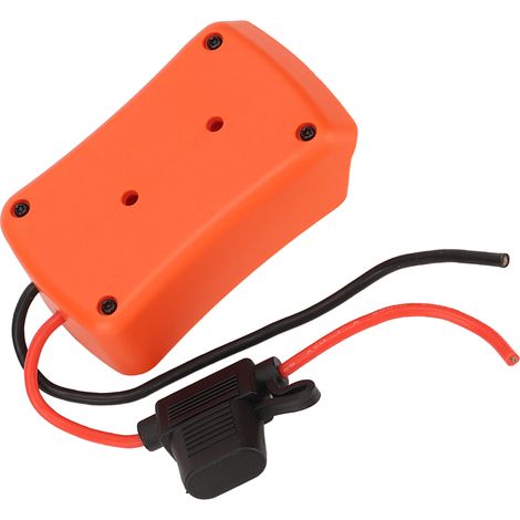 Adaptateur pile avec fusible 14AWG 18V 20V pour vélo électrique trottinette voiture jouet ABS (1/5)