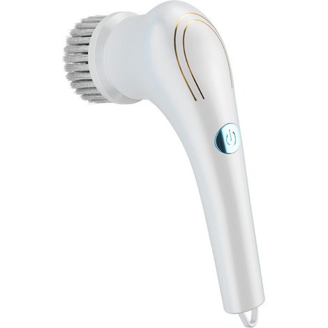 Set di spazzole elettriche 5 in 1 per la pulizia, aspirapolvere portatile per mobili da cucina, colore bianco. (1/5)