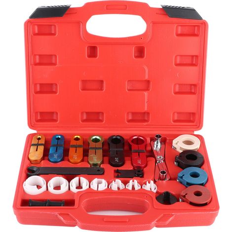Air conditioning fuel line, quick disconnect automotive air conditioning tool kit (1/5)
