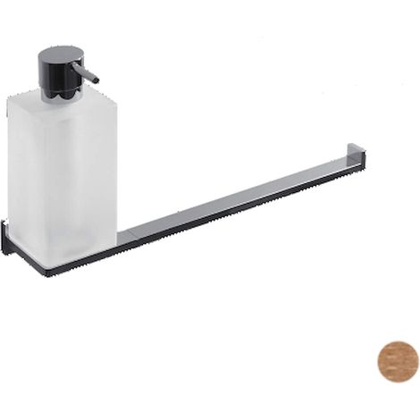 COLOMBO DESIGN Look b1674 dosatore sapone porta salviette vetro acidato naturale vintage mat codice prod: B16740VM-VAN (1/2)