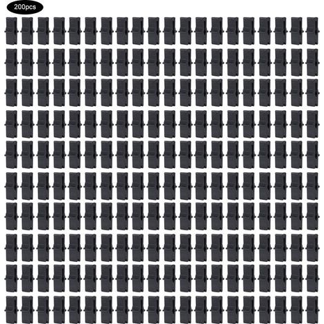200 pinces de fixation pour film plastique de serre, accessoires pour serre (1/5)