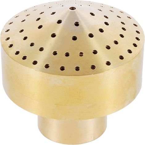Buse de Fontaine, Laiton Colonne Jardin étang Fontaine buse d'eau arroseur tête de pulvérisation Or 1/4"/1/2"/3/4", 1 PC(3/4'') (1/5)