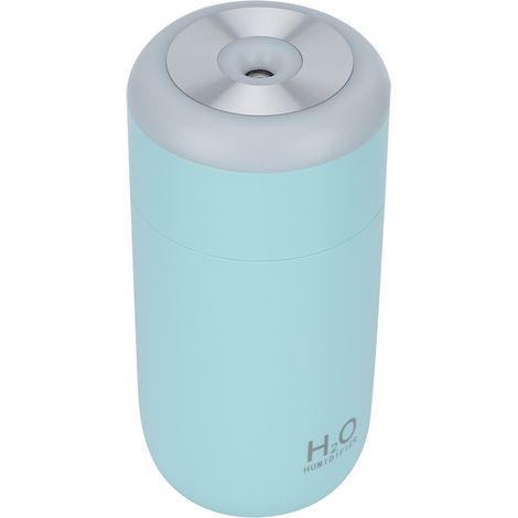 350 ml Mini-Luftbefeuchter-Diffusor mit USB-Anschluss, 7-farbiger Beleuchtung, Timer und automatischer Abschaltung (Blau) (1/5)
