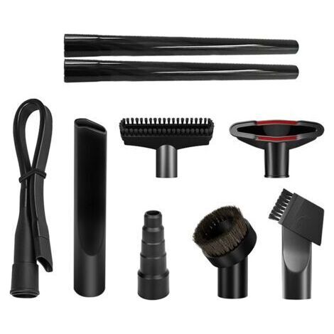 Staubsauger Zubehör Düse und Möbelbürste mit Reinigungsklinge für 32 mm Innendurchmesser, Schwarz - AUTRES (1/5)