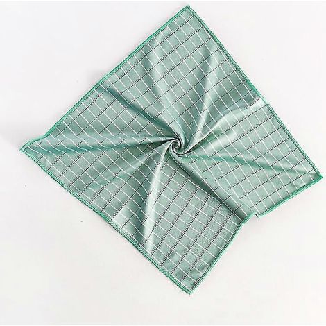 Lot de 6 chiffons en microfibre de bambou pour fenêtres, miroirs, carrelage, corps, verre, salle de bain (1/5)