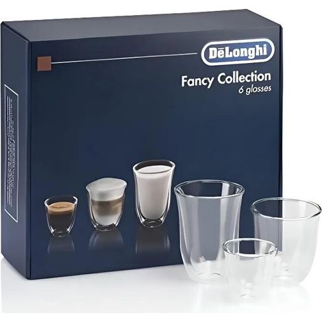 Juego de 6 vasos termicos para cafetera DELONGHI 5513284451 (1/3)