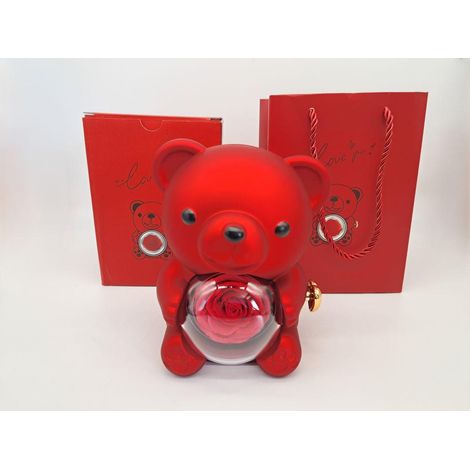 BONTURI CASA HOME DECORATION Teddy Bear Grande Natale Red