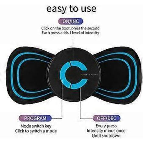 Mini masseur de cou, masseur électrique portable pour soulager la douleur et détendre les muscles - AquaForge (1/5)