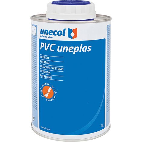 Pvc unplas, 1l Metalldose mit Bürste a2040 unecol