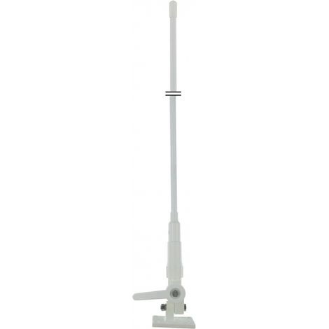 Albrecht AE Marine 5, UKW Seefunk-Antenne ca. 1,5 m inkl. Fuß und ca. 4,5 m Kabel