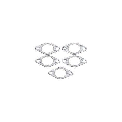Junta de escape de 2 pulgadas: 5 piezas fabricadas en fibra cerámica de alta temperatura, compatible con turbo y colector. (1/5)