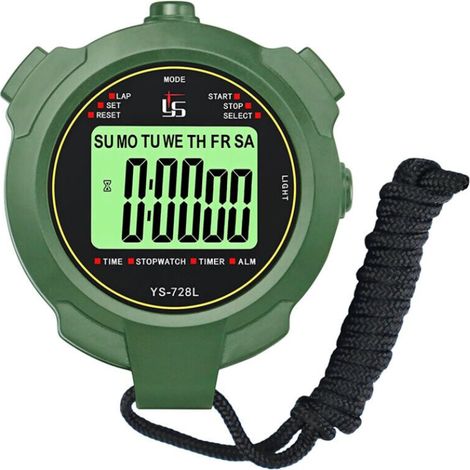 Chronomètre,Chronometre Professionnel Mémoire avec Fonction Muet et Lumièr pour Sport (1/5)