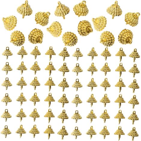 Ensemble support plastique pour boule de Noël, porte-pendentifs avec embouts et couvercle décoratif (1/4)