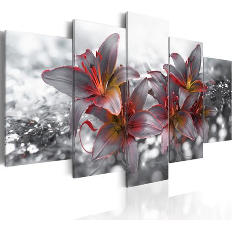 Tableau Imprimé "Kiss of Fire" 50 x 100 cm (1/2)