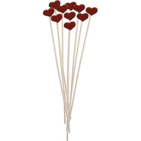 Bâtonnets de Diffusion Écologique pour Fragrances, Sans Flamme, Absorption Graduelle et Diffusion Longue Durée, Stick Fibre + Bois, 10 Pièces. (1/5)