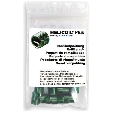 Sachet Réassort de 20 HELICOIL® + Free Running M6 X2D