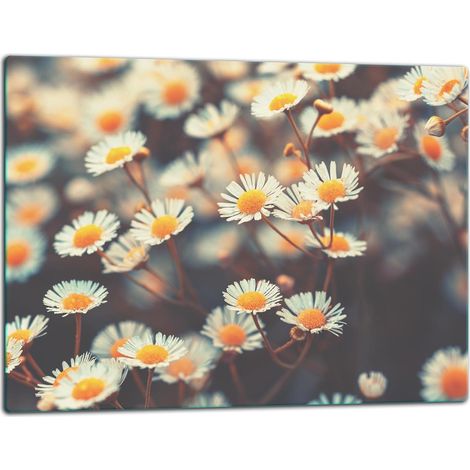 Schneidebrett aus Glas, 52x40 cm, Blumen (1/5)