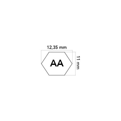 Cinghia esagonale tagliaerba trattorino rasaerba AA102 UNIVERSALE AA102 2591mm
