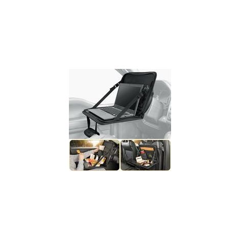 Plateau Volant Voiture, Table d'ordinateur Portable avec Porte-Gobelet, Organisateur de Voiture, Plateau Repas (1/4)