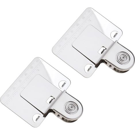 Pince pour mètre ruban pour angles et surfaces courbes, en acier inoxydable (1/5)