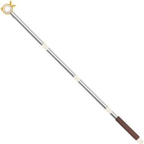 Perche Canne pour Store Velux - Tige 110cm pour Store pour Fenetre de Toit, Pièces de Rechange Detachee pour Fenêtres de Toit, Tige avec Hameçon Compatible avec Fenêtres Velux et Autres Modèles(Jaune) (1/5)