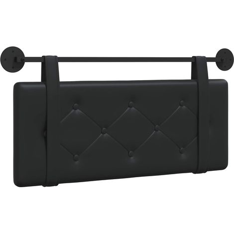 Maison Exclusive - Hängendes Kopfteil Schwarz Kunstleder