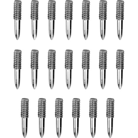 Pack of 20 repair screws for saxophone, wind instrument accessories, easy-to-install flat head screws for clarinet, 10x2.5 mm (1/5)