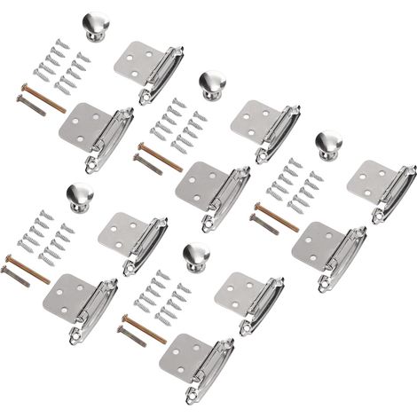 Ensemble de charnières à fermeture automatique pour caravanes et camping-cars, avec poignée à recouvrement variable, pour armoires de cuisine, salle de bain et bureau. (1/5)