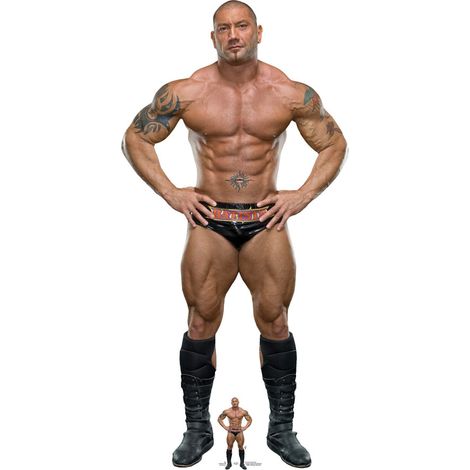 Figurine en carton Batista - Catcheur WWE - Haut 194 cm (1/5)