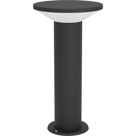 Esterno Lampade Da Terra Moderno Rigosa Acciaio Nero Led 10W 1100Lm Ip44 Small (1/2)