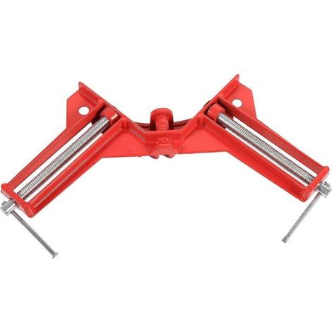 Rouge 90 Degrés Angle Droit Angle Pince Fixation Cadre Photo Cadre Bois Outil De Travail Chaud (1/5)