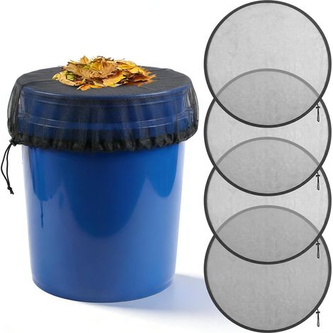 4 x 100 cm Diameter Adjustable Barrel Cover with Elastic, Anti-Mosquito (1/5)