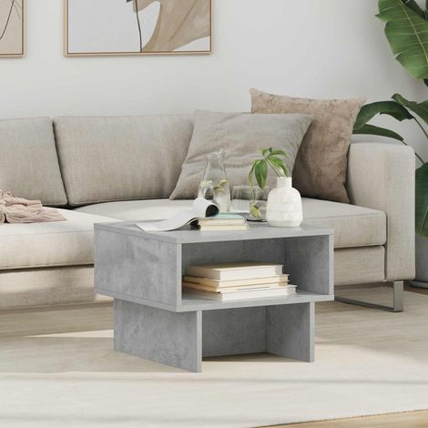 Couchtisch Beton Grau 48 x 46 x 35 cm Holzwerkstoff