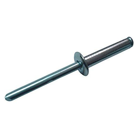 Bulk Hardware BH02213 Rivet pop long en Alliage, 4,0 x 13 mm, Set de 100 Pieces