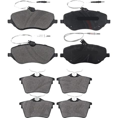 KIT PASTIGLIE FRENO ANTERIORI E POSTERIORI compatibile con PEUGEOT 807 (EB) / PASTIGLIE FRENANTI AUTO OEM P 23 090 ,P 85 020 / SOSTITUZIONE DIRETTA / BASSA POLVERE / SILENZIOSO